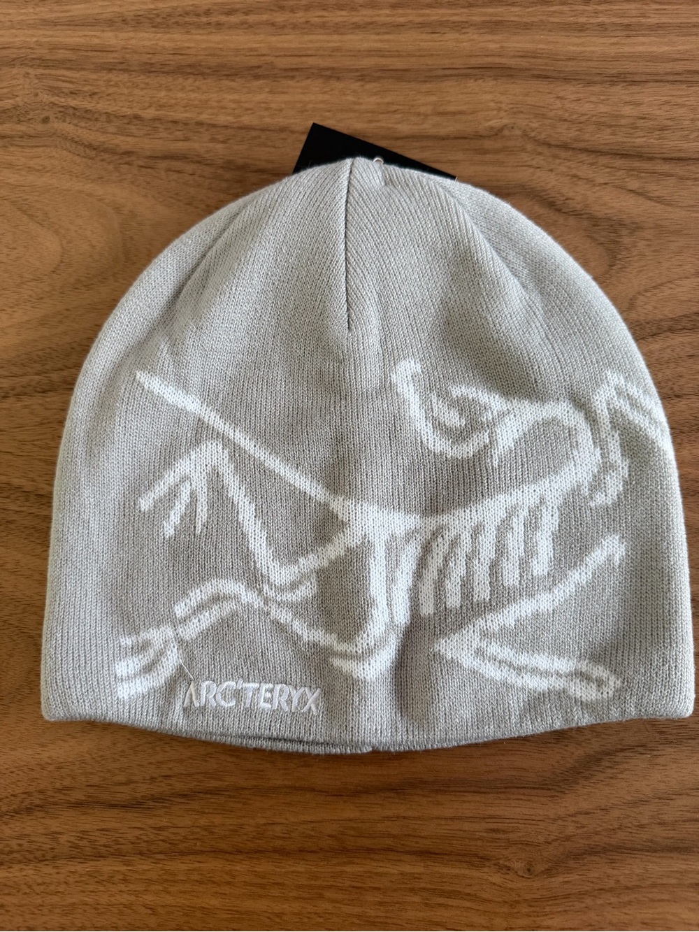 Arc’teryx Bird Head Toque Beanie Gray White NWT